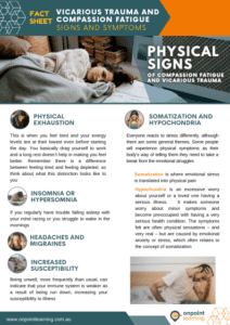 Fact Sheet Physical Signs of Vicarious Trauma and Compassion Fatigue 212x300 min